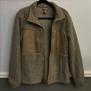 Ariat Olive Sherpa Fleece Jacket